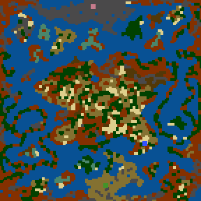 Underground minimap of The Bounty Hunter