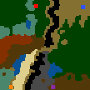 Surface minimap of The Bridge Over Forever