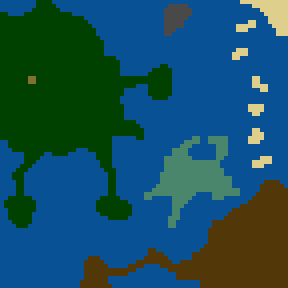 Surface minimap of The Calik