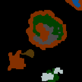 Underground minimap of The Camping Trip