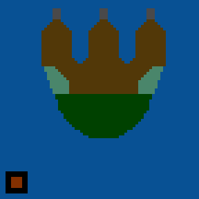 Surface minimap of The Claw