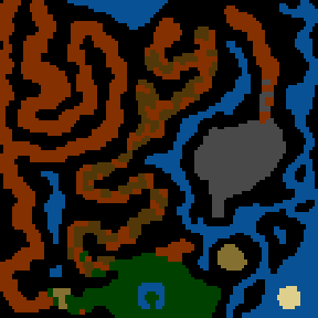 Underground minimap of The Contest