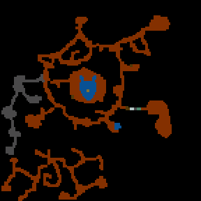 Underground minimap of The Cursed Land