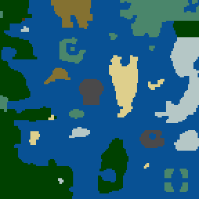 Surface minimap of The Cursed Land