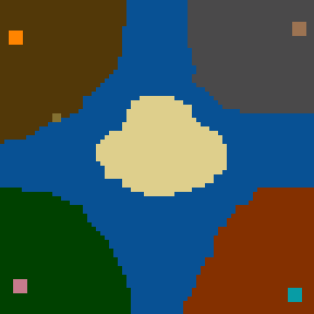 Underground minimap of The deadly fight for the keys