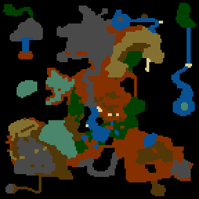 Underground minimap of The Demons Below