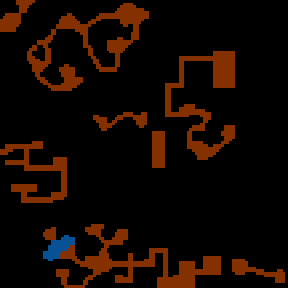 Underground minimap of The destroyer of bounds