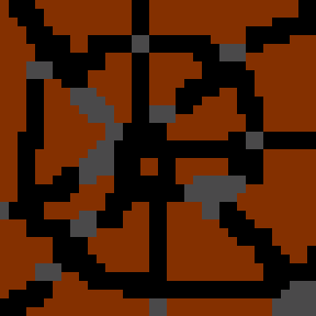 Underground minimap of The Diadem Spider