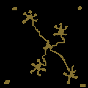 Underground minimap of The Dwarven Discoveries
