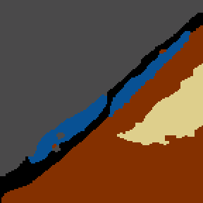 Underground minimap of The Elornian Triangles