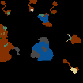 Underground minimap of The Evil