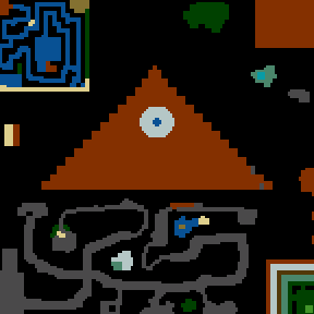 Underground minimap of The Fall of Atlantis