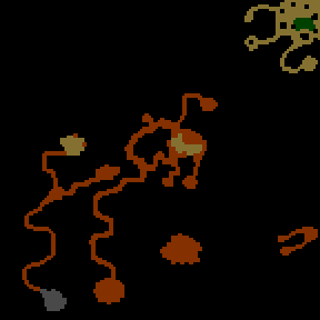 Underground minimap of The Fellowship of the Ring