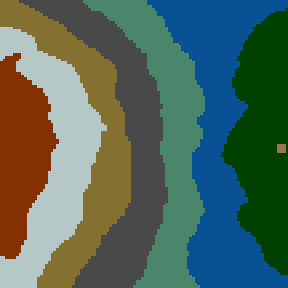 Surface minimap of The Five Rings