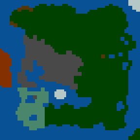 Surface minimap of The Forgottem Realm