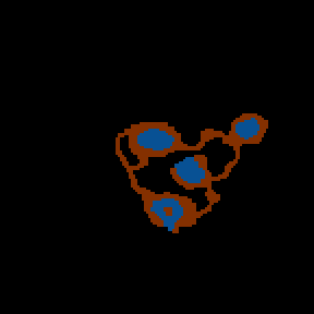 Underground minimap of The forgotten threat