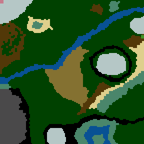 Underground minimap of The Ghost's ToWn