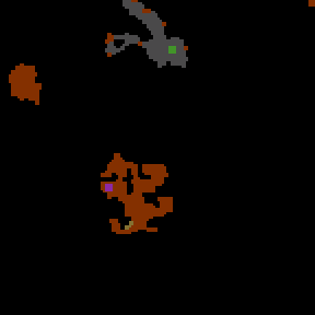 Underground minimap of The hero world