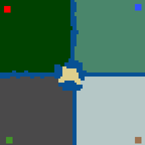 Surface minimap of The highest challenge.