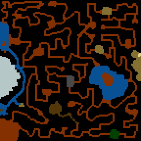 Underground minimap of The Isles of Saints