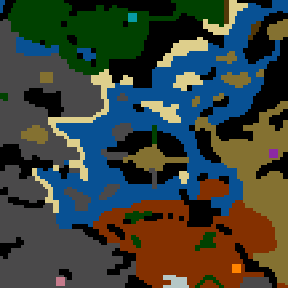 Underground minimap of The kingdom of lord Preutincz