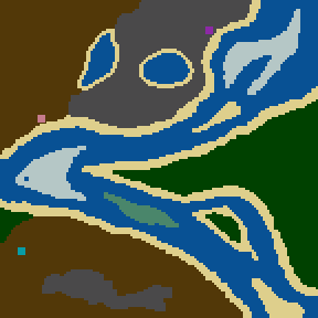Underground minimap of The Land Of Battles