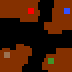 Underground minimap of The Land of Magic