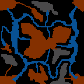 Underground minimap of The land of Mordor