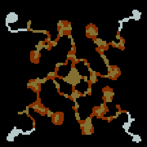 Underground minimap of The Lands of Discord