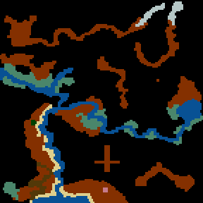 Underground minimap of The Lands of Long time Ago