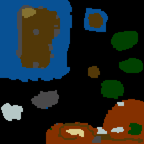 Underground minimap of The Lands of Shar