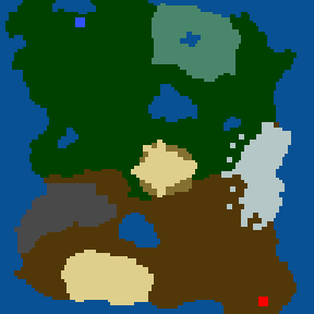 Surface minimap of * The Last Battle *
