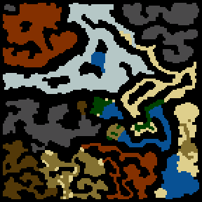 Underground minimap of The Longest Quest