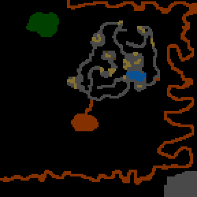 Underground minimap of The Lord of the Rings