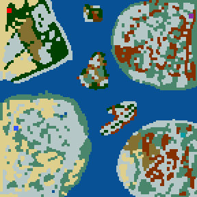 Surface minimap of The Lost Hope