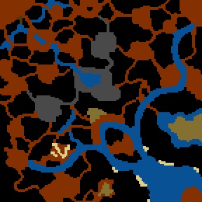 Underground minimap of The Lost Treasure