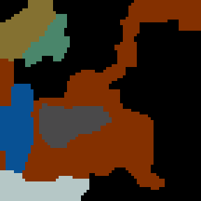 Underground minimap of The Minotaur King