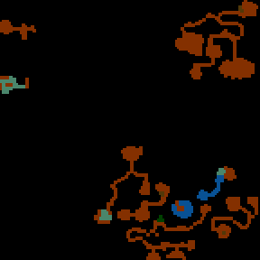 Underground minimap of The Pen and the Sword