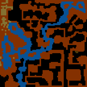 Underground minimap of The Quest