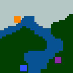Surface minimap of The Quest