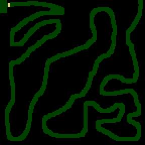 Underground minimap of The Race