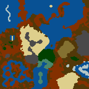 Underground minimap of The Rebirth