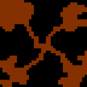 Underground minimap of the river clan's war