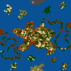 Underground minimap of The Rock