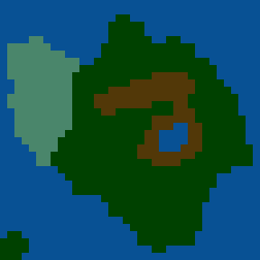 Surface minimap of The Scavenger Hunt