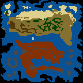 Underground minimap of The second live of Heroes 3 v3