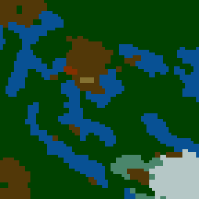Surface minimap of The seven seas