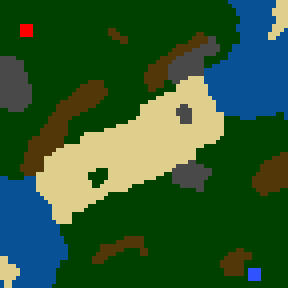 Surface minimap of The Showdown 2