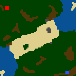 Surface minimap of The Showdown 3