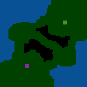 Underground minimap of The Snake River